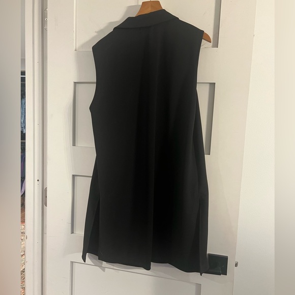 Black Blazer Vest - Picture 2 of 2